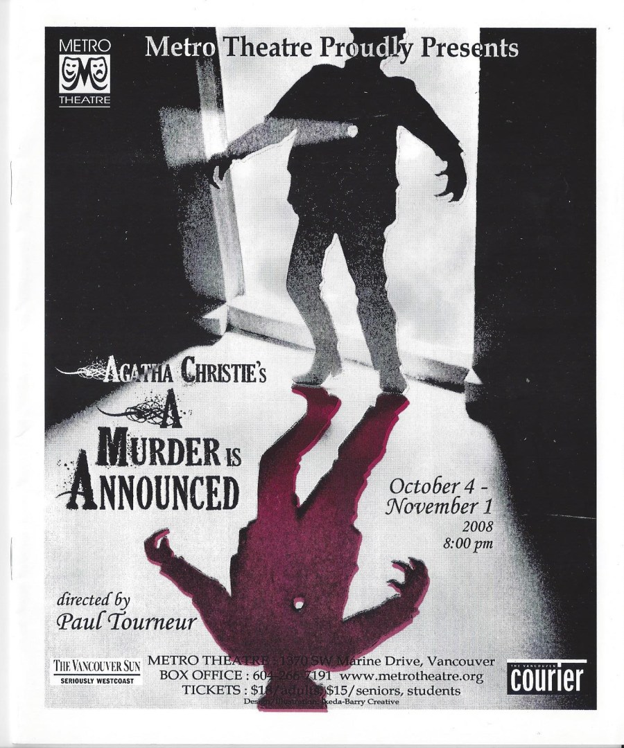 A Murder is Announced Program 2008