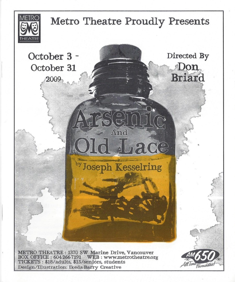 Arsenic and Old Lace Program